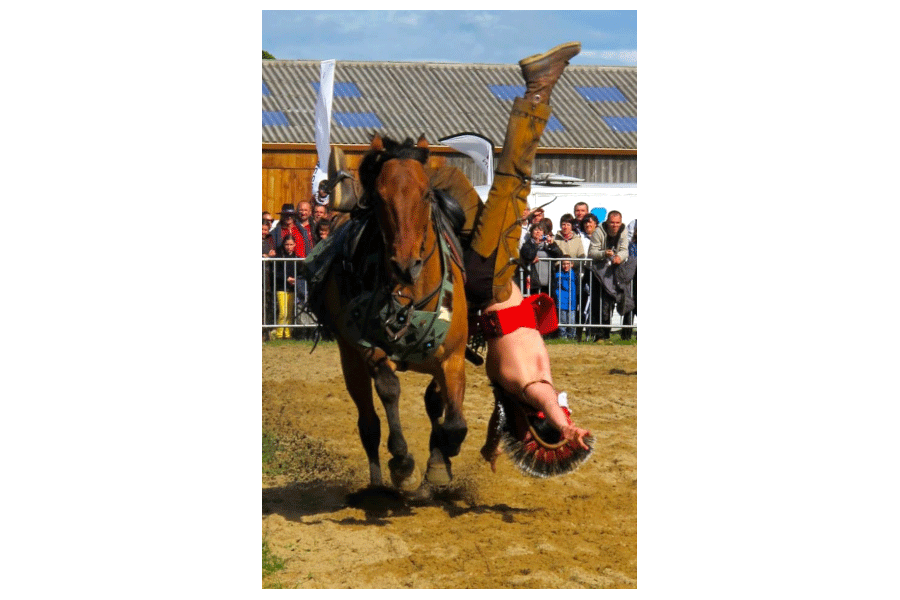 Action equestre spectacle voltige cosaque